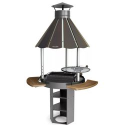Grill "Bareback" oven under the cauldron black bronze