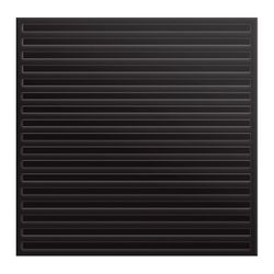 Dielectric mat, protection against electric shock, anti-slip, size 75x75 cm, thickness 6 mm