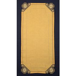 Гипюр / Path with openwork embroidery "Carved corners"