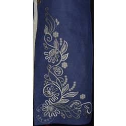 Елецкие кружева / Yelets lace / Women's linen coat with embroidery