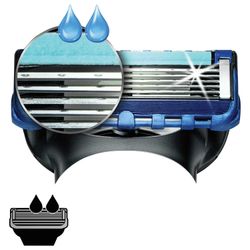 Replacement shaving cassettes 12 pcs. GILLETTE "Fusion ProGlide", for men