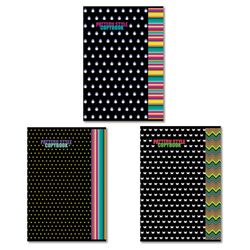 HATBER / Notebook, A4, 48 sheets, staple, cage, cardboard cover, "Patternstyle" / 10 pcs.