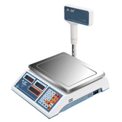 MERCURY / Trade scales M-ER 322ACPX-15.2 LED (0.04-15 kg) with stand, resolution 5 g, platform 315x235 mm