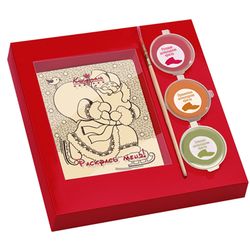 Coloring "Santa Claus with gifts"