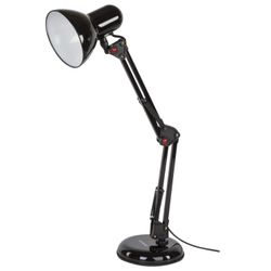 SONNEN / Table lamp TL-007, on a base + clamp, 40 W, E27, black, height 60 cm