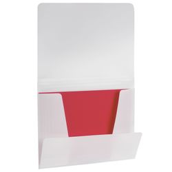 Folder on elastics BRAUBERG "Office", white, 300 sheets, 500 µm