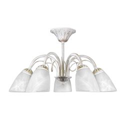 ПЕТРАСВЕТ / PETRASVET / Ceiling chandelier S2008-5, 5xE14 max. 60W