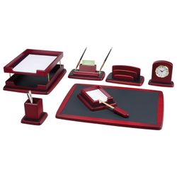 The table set BESTAR "Atropos" of wood, 8 piece, color "red"