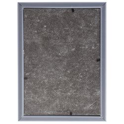 Frame 15x20 cm, plastic, baguette 16 mm BRAUBERG "HIT5", silver double-gilt, glass