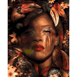 Опт-картина / Painting by numbers 40x50 GX 33430 Among the birds
