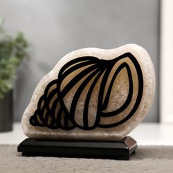 Сималенд / Salt lamp with dimmer "Shell"