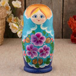 Сималенд / Matryoshka "Violets", 5 dolls