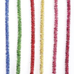 Chenilledraht für Kreativität "Brilliant", 6 Farben, 30 Stk., 0,9x30 cm, INSEL DER SCHÄTZE