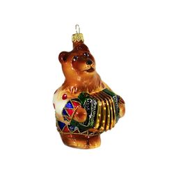 Ариель / Albero di Natale giocattolo "Fisarmonica orsacchiotto", 13 cm