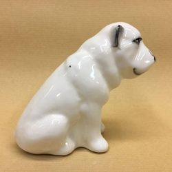 Figurine porcelain "white Horses"