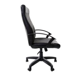BRABIX Office Chair "Trust EX-535", eco-skin black, gray fabric