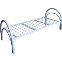Single-tier metal bed