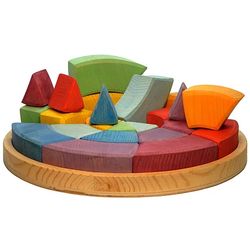 Constructor Circle Goette - colorful educational toy (handmade)