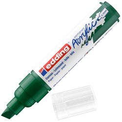 EDDING / Edding / Marker Acryl, breite abgeschrägte Spitze, 5-10 mm Moosgrün