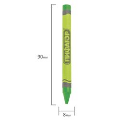 ПИФАГОР / Wax pencils, 18 colors