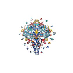 CHAPA PUZZLES / Hint fili 39x44 cm XL - 206 adet