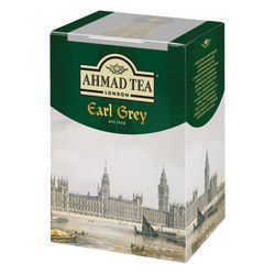 AHMAD / Tè "Earl Grey" foglia nera, al bergamotto, scatola di cartone, 200 g