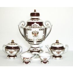 Дельта-Х / Porcelain samovar electric model 6 with tea pairs