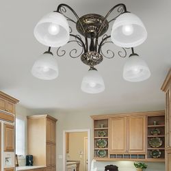 ПЕТРАСВЕТ / PETRASVET / Ceiling chandelier S2330-5, 5xE14 max. 60W