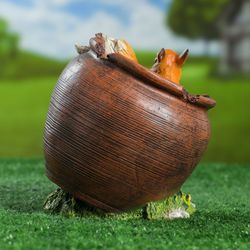 Хорошие сувениры / Figured planter "Squirrel in a pot" 16x15 cm