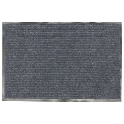 VORTEX / Entrance pile moisture-dirt-proof mat, 90x60 cm, thickness 7 mm, gray