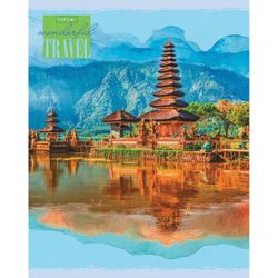 HATBER / Notebook А5, 96 sheets, -ECO, bracket, cage, cardboard cover, "A wonderful journey" / 14 pcs.