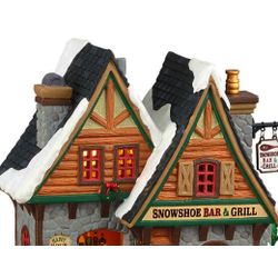 Bar and grill 'Snowshoes', ceramics, lighting, 17x16x11 cm, LEMAX