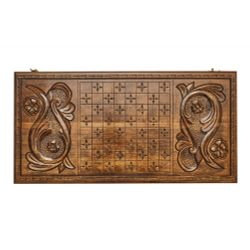 GamesDealer / Geschnitztes Backgammon "Kloster bei Ararat", Mkhitaryan