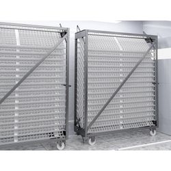Incubator carts and trays