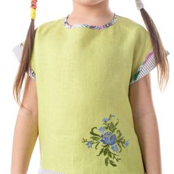 Торжокские золотошвеи / Children's blouse "Marvelous garden"