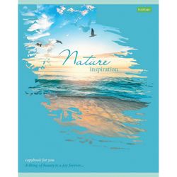 HATBER / Notizbuch А5, 80 Bl., -ECO, Halterung, Käfig, Kartonhülle, "Nature" / 14-tlg.