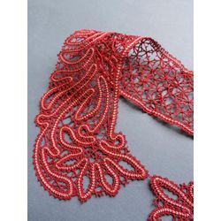 Снежинка / Snowflake / Lace collar "Snowdrop"
