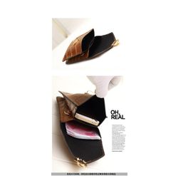 Bag-wallet made of crocodile leather