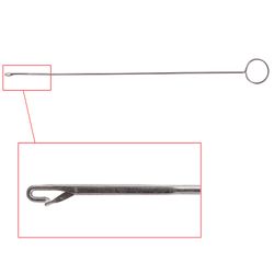 Needle for sewing documents, with a ring (for turning out), blister
