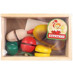 Буратино / Pinocchio / Wooden toy "Vegetables"