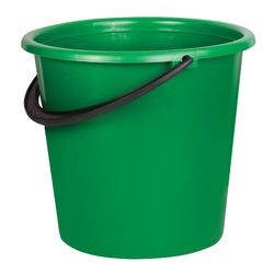 ЛАЙМА / Balde 10 l, sem tampa, plástico, utilitário, APRIMORADO, cores sortidas, escala de medição
