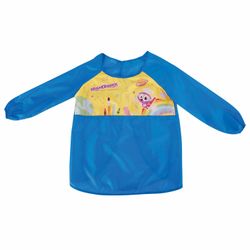 Apron blanket with sleeves for work and creative activities INLANDIA, 50x65 cm, blue