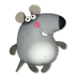 Anti-stress toy-pillow "bug-eyed" Mouse