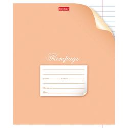 HATBER / Notebook 12 sh. line, cardboard cover, "With a corner" / 20 pcs.