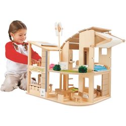 Doll wooden house "Eco"