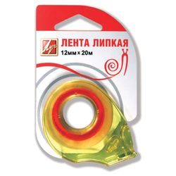 Stationery adhesive tape 12 mm x 20 m, transparent, in dispenser, Euro slot, BEAM