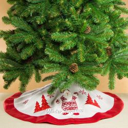 Kaemingk / Gonna per albero di Natale Babbo Natale 90 cm