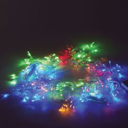 ЗОЛОТАЯ СКАЗКА / LED electric garland "Curtain", 304 lamps, 2x2 m, multicolor, controller
