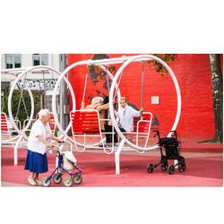 Геркулес / Hercules / Swing for seniors and children with parents