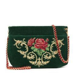 Торжокские золотошвеи / Velvet bag "Dolce rose"